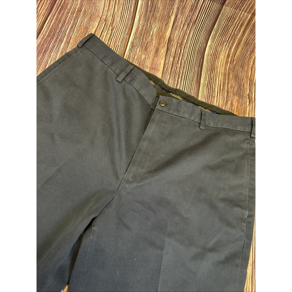 Brooks Brothers Advantage‎ Clark Chino Navy Blue Dress Pants Mens 38L/32W Zip Up